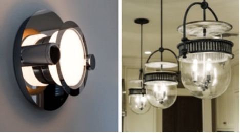 Antique light fixtures to use in custom built home in New Jersey